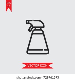 Sprayer vector icon, illustration symbol