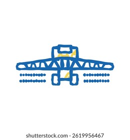 sprayers farm equipment doodle icon sketch vector. sprayers farm equipment sign. isolated symbol illustration