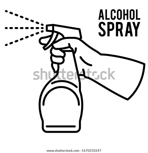 Spraying Anti-Bacterial Sanitizer Spray, Hand
Sanitizer Dispenser, infection control concept. Sanitizer to
prevent colds, virus, Coronavirus, flu. Spray bottle. Alcohol
spray. Flat icon
design.