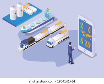 Spraying school building with disinfectant 3D isometric vector concept for banner, website, illustration, landing page, flyer, etc