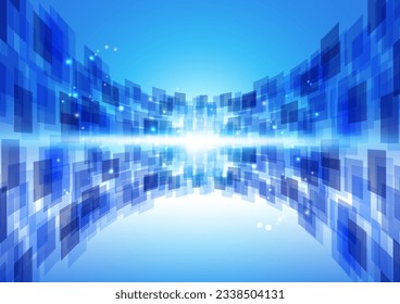 Spread blue digital speed background