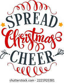 spread christmas cheer. Matching Family Christmas Shirts. Christmas Gift. Family Christmas. Sticker. Card.