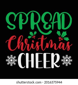 spread Christmas cheer vector arts

