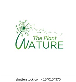 spread dandelion plant logo designs for foundation service