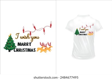 Spread festive cheer with our Merry Christmas T-shirt! Featuring joyful holiday graphics, it's perfect for celebrating the season in style.