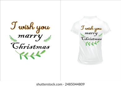 Spread festive cheer with our Merry Christmas T-shirt! Featuring joyful holiday graphics, it's perfect for celebrating the season in style.