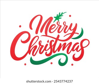 Spread holiday cheer with this Merry Christmas typography t-shirt design, perfect for festive apparel, holiday gifts, and seasonal projects that capture the spirit of Christmas.