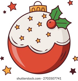 ¡Difunde alegría navideña con este adorno de Navidades festivas! Perfecto para tarjetas, decoraciones y diseños con un toque brillante, alegre y estacional.