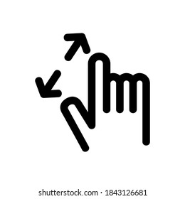 spread icon or logo isolated sign symbol vector illustration - high quality black style vector icons
