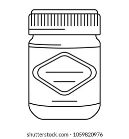 Spread icon. Outline spread vector icon for web design isolated on white background