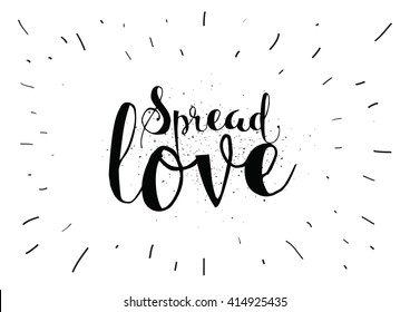 1,656 Spread love lettering Images, Stock Photos & Vectors | Shutterstock