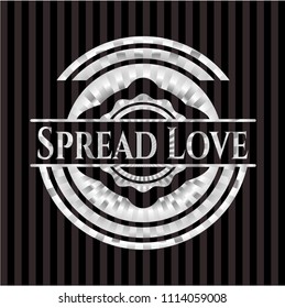 Spread Love silver shiny emblem