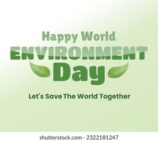 Spread the message of environmental awareness with Shutterstock! Explore our vector illustration of a heartfelt 'World Environment Day' greeting card. Inspire others to protect our planet and celebrat