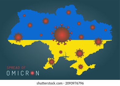 Spread of Omicron in Ukraine
