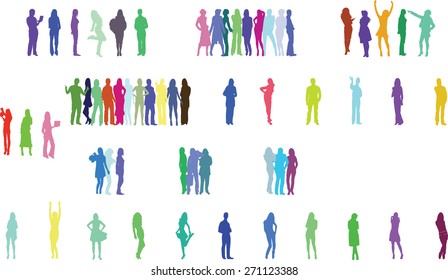 Spread people Vector Icon