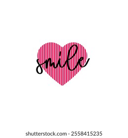 Spread positivity and warmth with the "Love Smile" vector, a cheerful and heartwarming design that captures the essence of joy and affection.