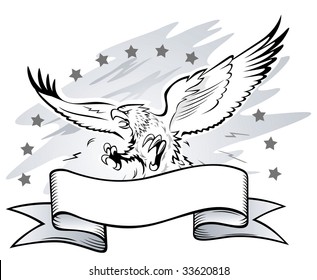 Spread Winged Eagle Insignia