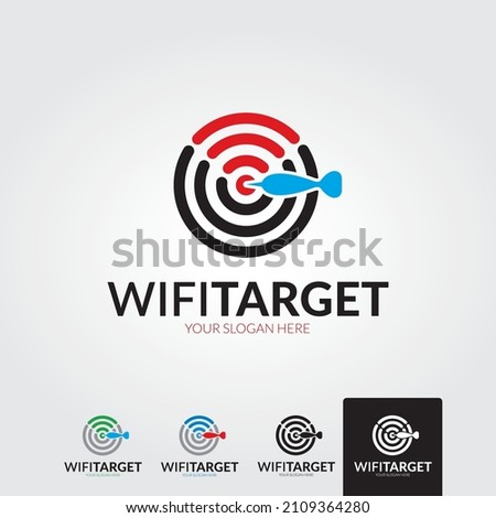 Spread your influence wave oscillation pattern vector logo icon