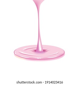 Spreading paint, varnish, caramel or jam.
Slime vector texture.Stylish acrylic or watercolor liquid layered colorful painting concept.