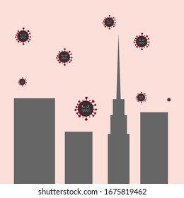 propagación del vector de virus. virus mortal de la enfermedad