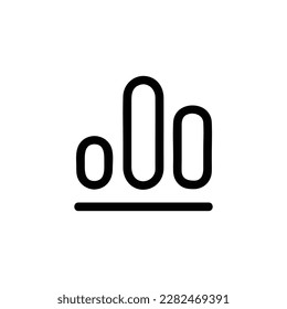 Icono de aplicación de hoja de cálculo, Estilo de esquema, aislado en fondo blanco.
