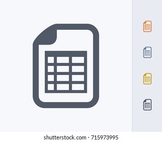 Spreadsheet Document - Carbon Icons. A professional, pixel-perfect icon.  