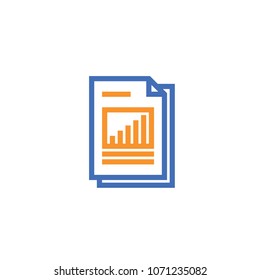 spreadsheet document paper outline icon. isolated note paper icon in thin line style for graphic and web design. Simple flat symbol Pixel Perfect vector Illustration.