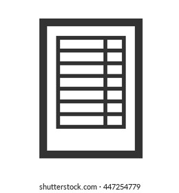Spreadsheet Icon. Professional, pixel perfect icons optimized for both large and small resolutions.