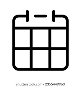 Spreadsheet Icon Vector Symbol Design Illustration
