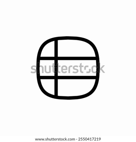 spreadsheet table icon sign vector