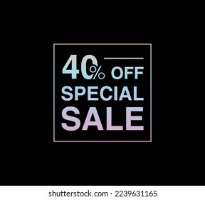 Sprecial offer tags collection vector 10% 20% 30% 40% 50% vector eps 10