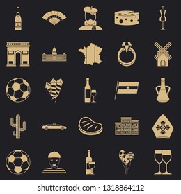Spree icons set. Simple set of 25 spreel vector icons for web for any design