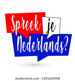 Spreek je nederlands, Do you speak dutch english in Dutch