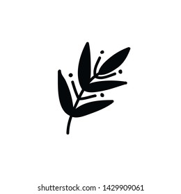 sprig doodle icon, vector illustration