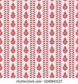 SPRIG FLORAL SEAMLESS PATTERN IN  EDITABLE VECTOR FILE