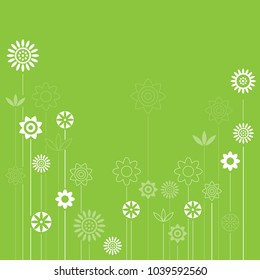 sprig flowers, background