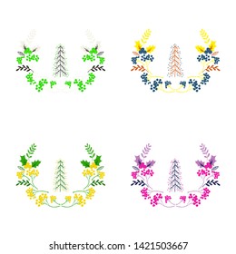 Sprig icon symbol. Vector illustration.