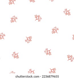 a sprig of a plant, a gentle pattern