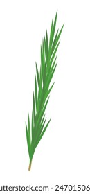 A sprig of rosemary for garnishing drinks. Vector icon.