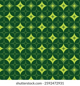 Spring 17 March Saint Patricks day Vector Pattern Rhombus Background