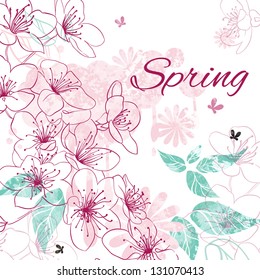 Spring abstract background