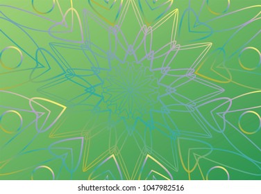 Spring abstract background with geometric multicolored pattern. Vector.