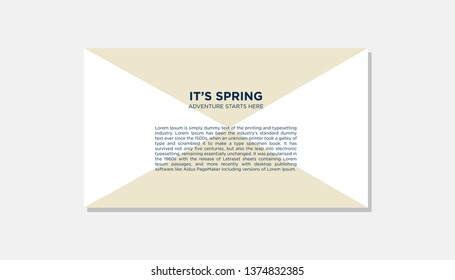 Spring Abstract background. Leaf template design. Leaves template background. Poster. Vector.