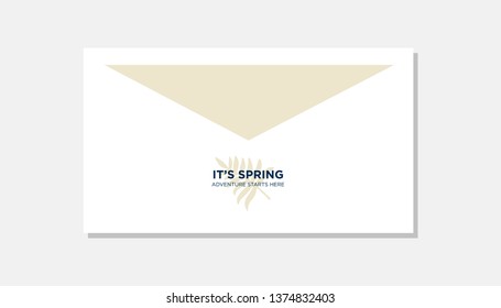 Spring Abstract background. Leaf template design. Leaves template background. Poster. Vector.