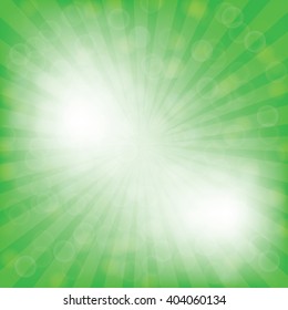 Spring abstract background, sun rays. Eps 10