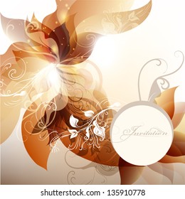Spring  abstract colorful background for  your design