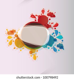 Spring Abstract floral background
