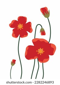 Spring abstract flower background vector. Contemporary art design with floral, leaves, plant in hand drawn style. Botanical nature illustrated perfect for wall art, poster, wallpaper, cover, banner.