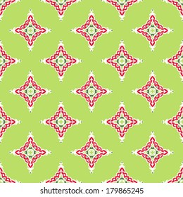 Spring  abstract mosaic background vector