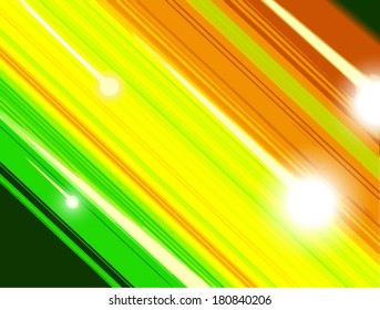 spring abstract stram lights